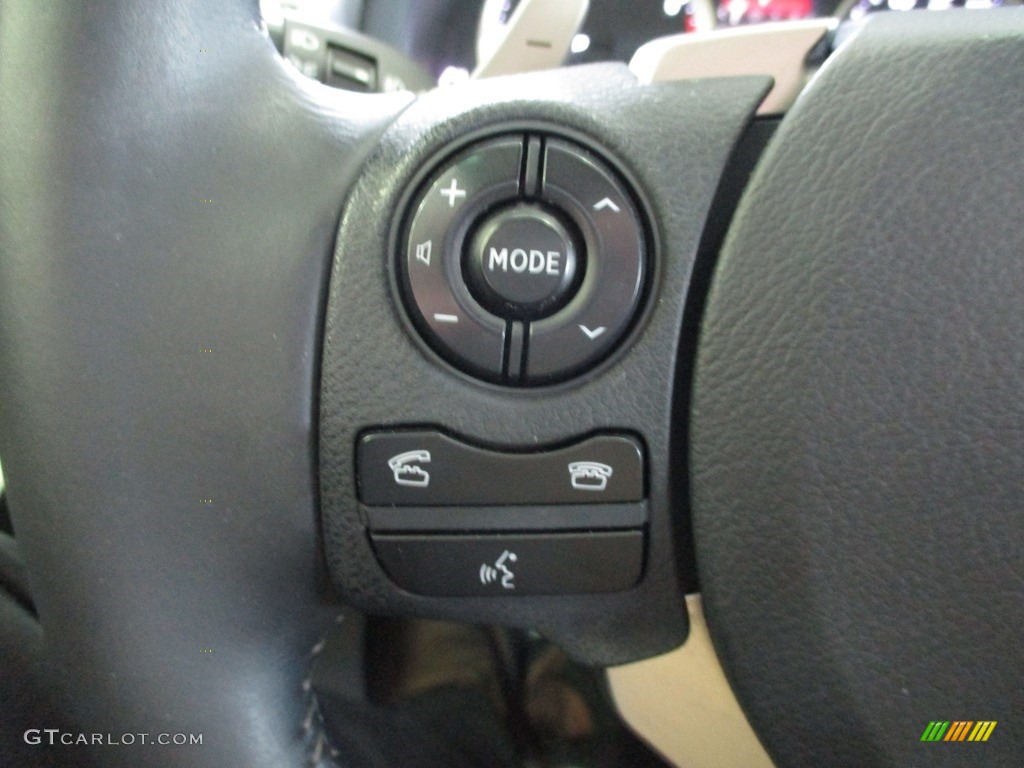 2015 Lexus IS 250 AWD Flaxen Steering Wheel Photo #143912093