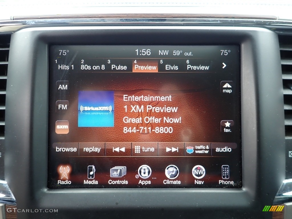 2016 Ram 2500 Laramie Mega Cab 4x4 Audio System Photo #143912108