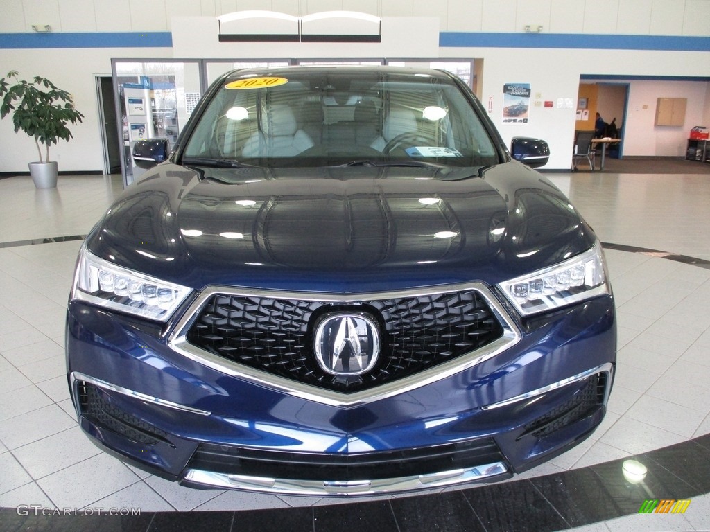 2020 MDX Technology AWD - Fathom Blue Pearl / Graystone photo #2
