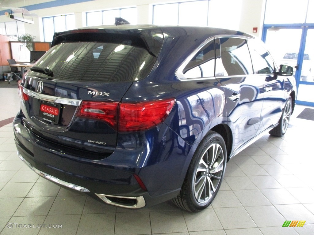 2020 MDX Technology AWD - Fathom Blue Pearl / Graystone photo #7