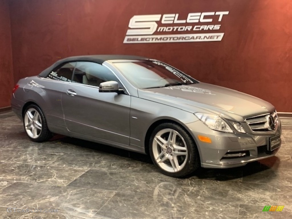 2012 E 350 Cabriolet - Palladium Silver Metallic / Almond/Black photo #3