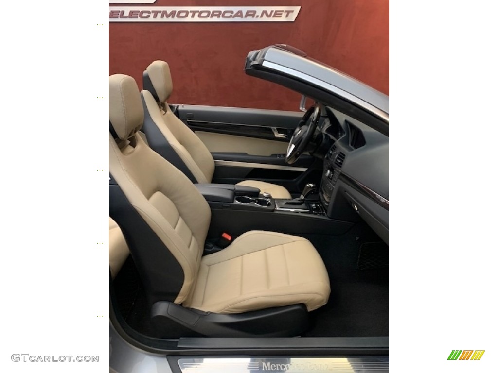 2012 E 350 Cabriolet - Palladium Silver Metallic / Almond/Black photo #14