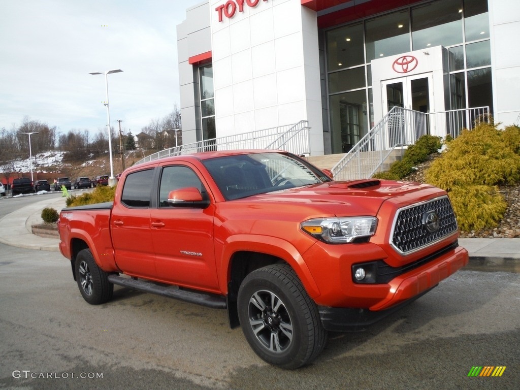 2018 Tacoma TRD Sport Double Cab 4x4 - Inferno / Graphite w/Gun Metal photo #1