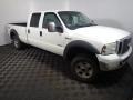 2006 Oxford White Ford F250 Super Duty Lariat Crew Cab 4x4  photo #3