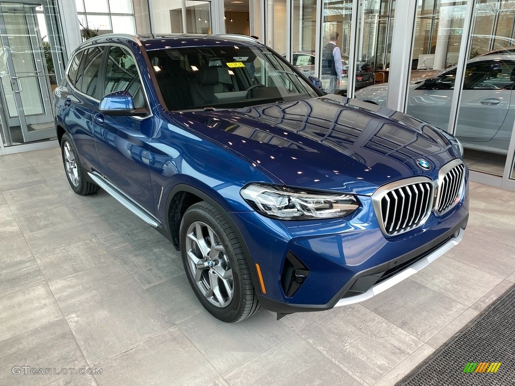 2022 X3 xDrive30i - Phytonic Blue / Black photo #1