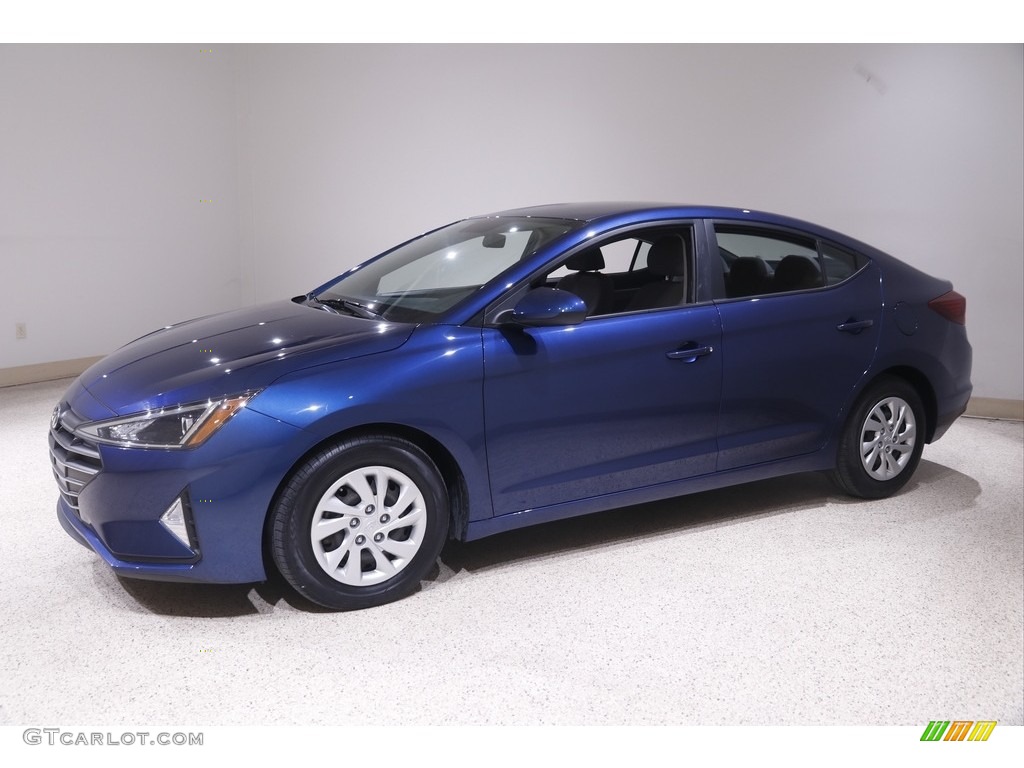 2019 Elantra SE - Lakeside Blue / Gray photo #3