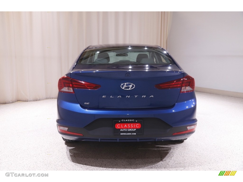 2019 Elantra SE - Lakeside Blue / Gray photo #17