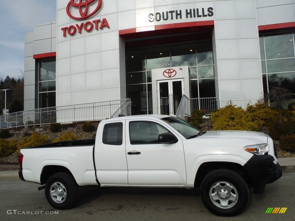 2020 Tacoma SR Access Cab 4x4 - Super White / Cement photo #2