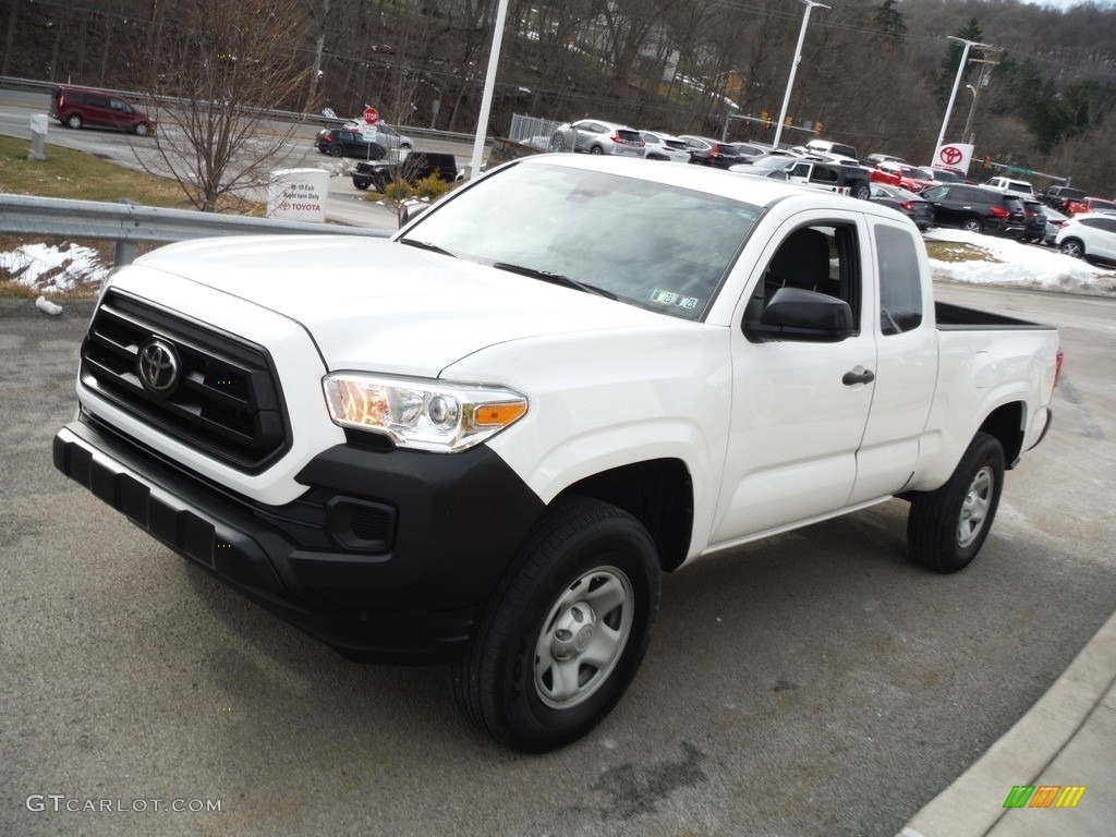 Super White 2020 Toyota Tacoma SR Access Cab 4x4 Exterior Photo #143918159
