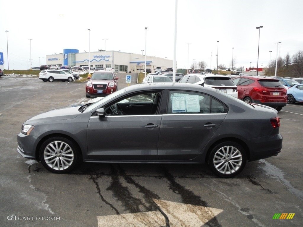2016 Jetta SEL - Platinum Grey Metallic / Titan Black photo #7