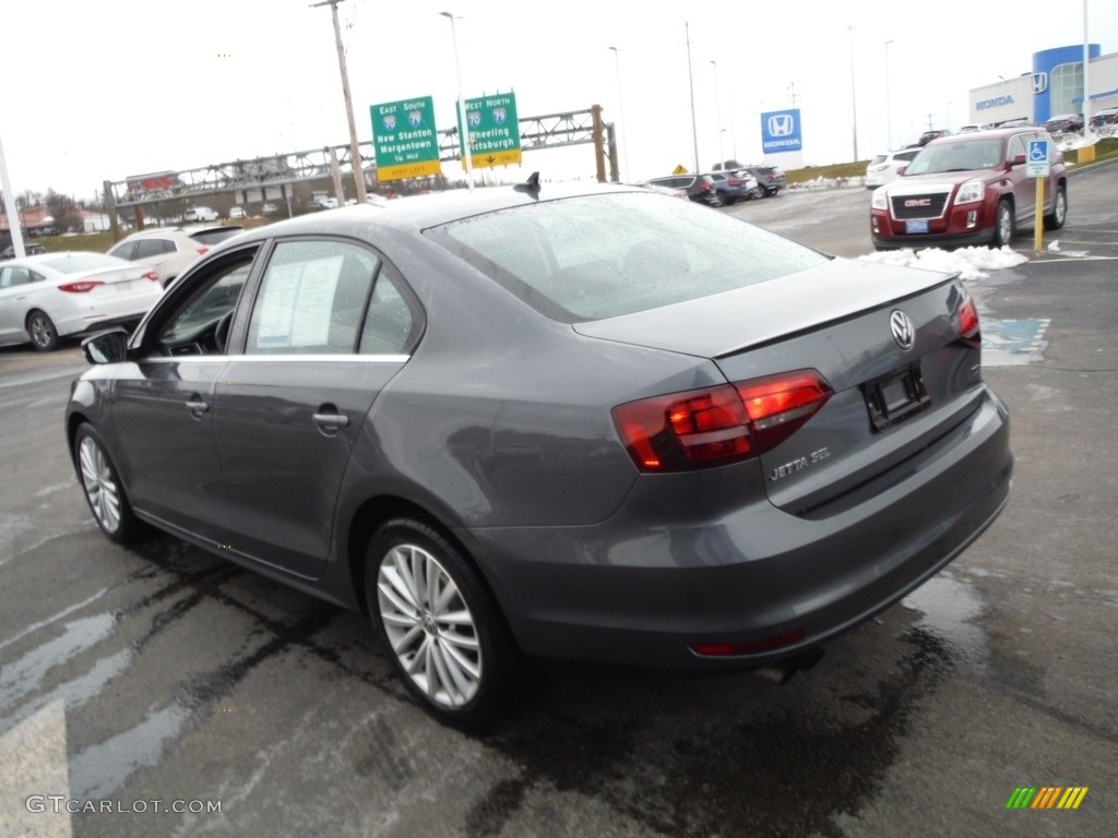 2016 Jetta SEL - Platinum Grey Metallic / Titan Black photo #8