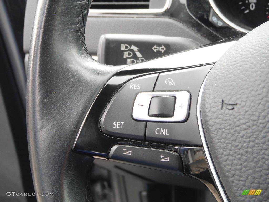 2016 Volkswagen Jetta SEL Titan Black Steering Wheel Photo #143918888