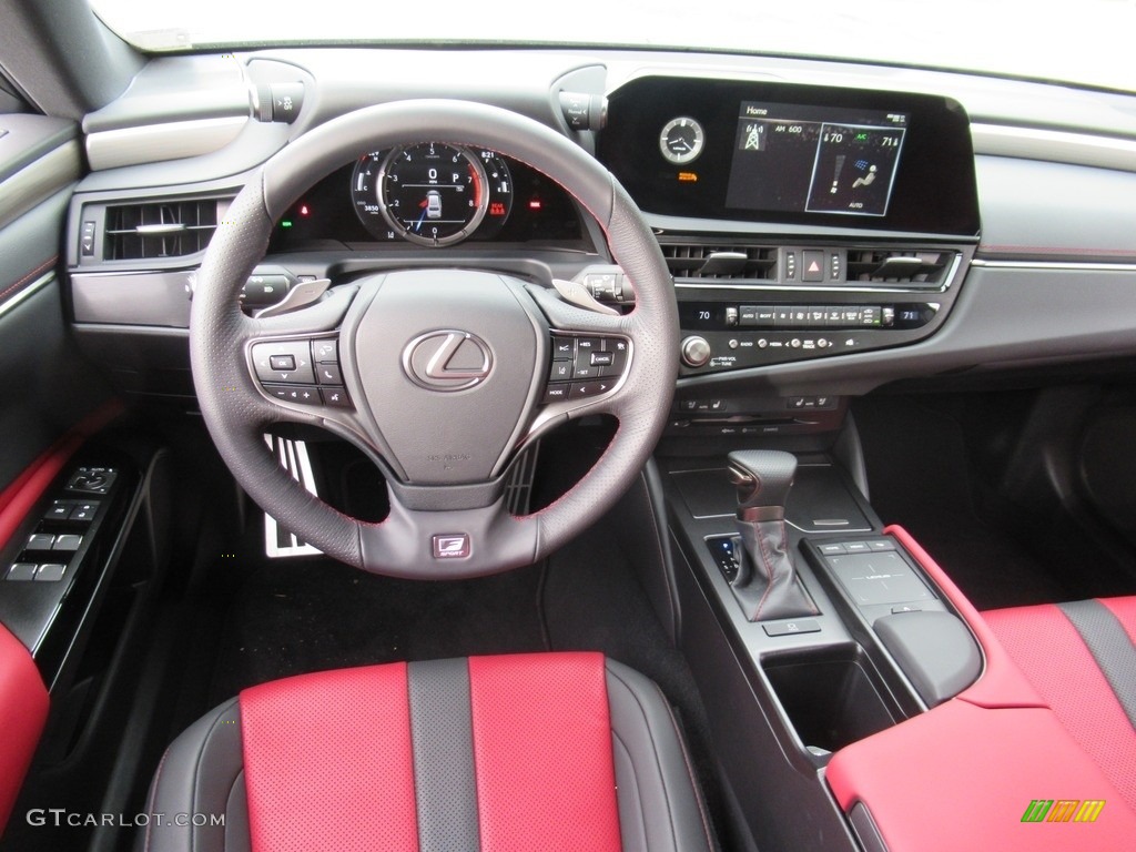 Circuit Red Interior 2022 Lexus ES 350 F Sport Photo #143920208