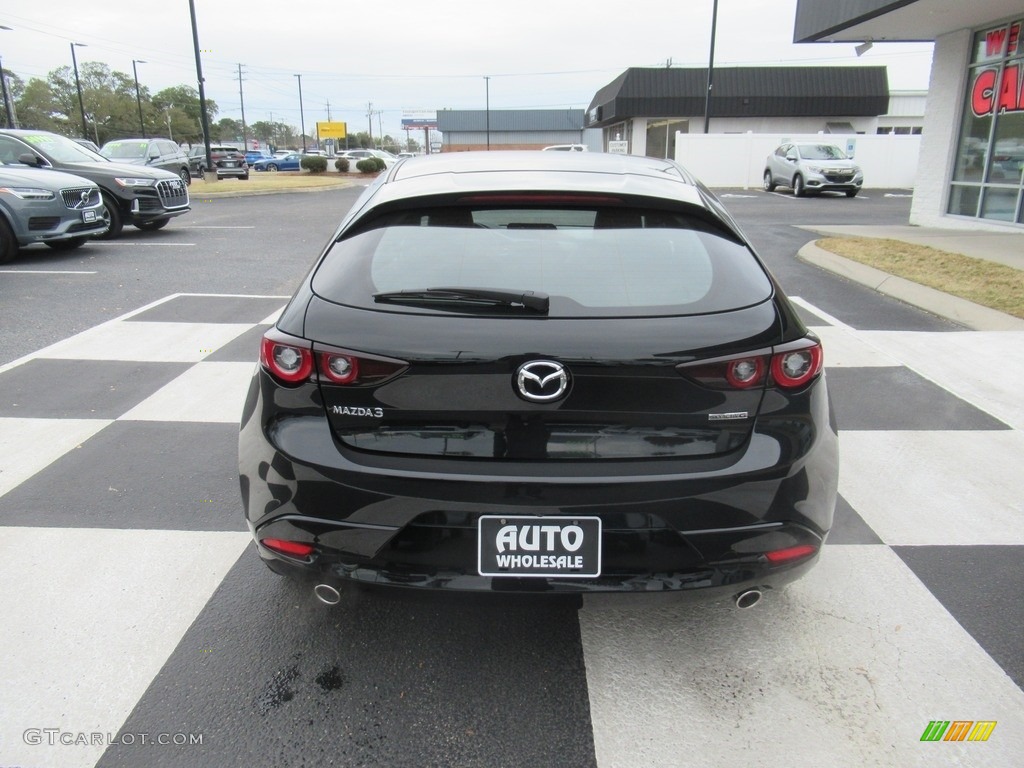 2022 Mazda3 Preferred Hatchback - Jet Black Mica / Black photo #4