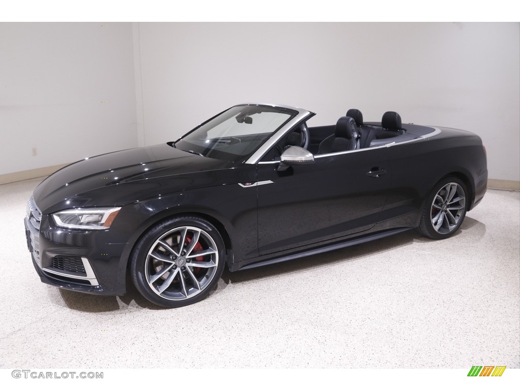 Brilliant Black 2018 Audi S5 Premium Plus Cabriolet Exterior Photo #143921771