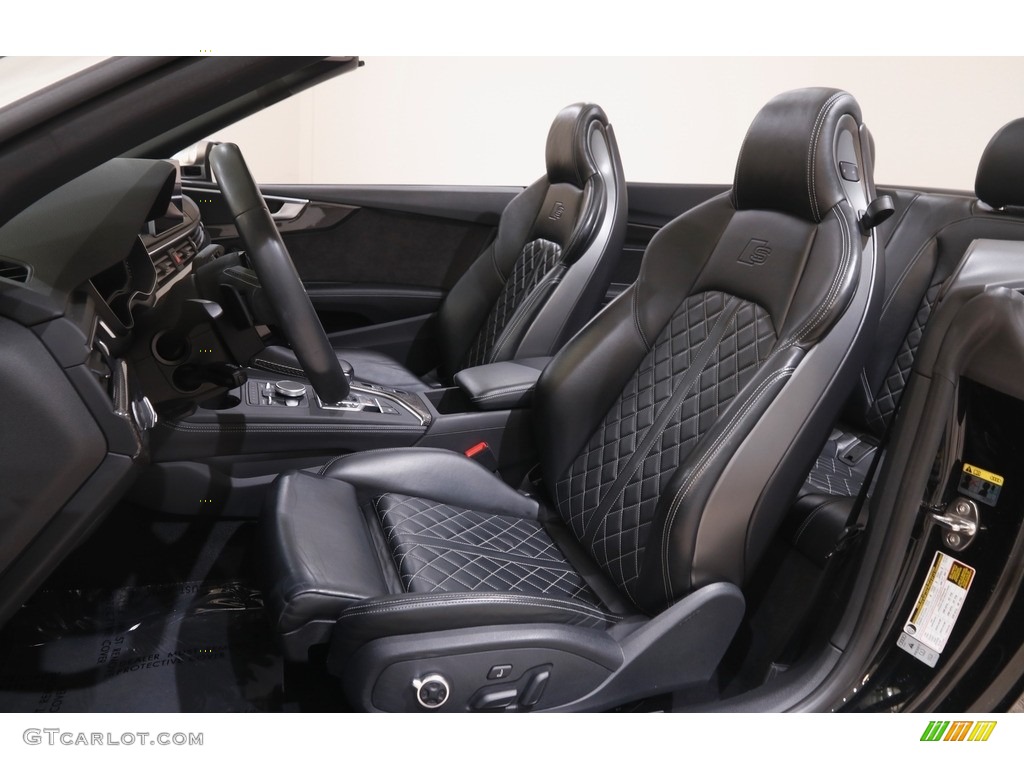 Black Interior 2018 Audi S5 Premium Plus Cabriolet Photo #143921809
