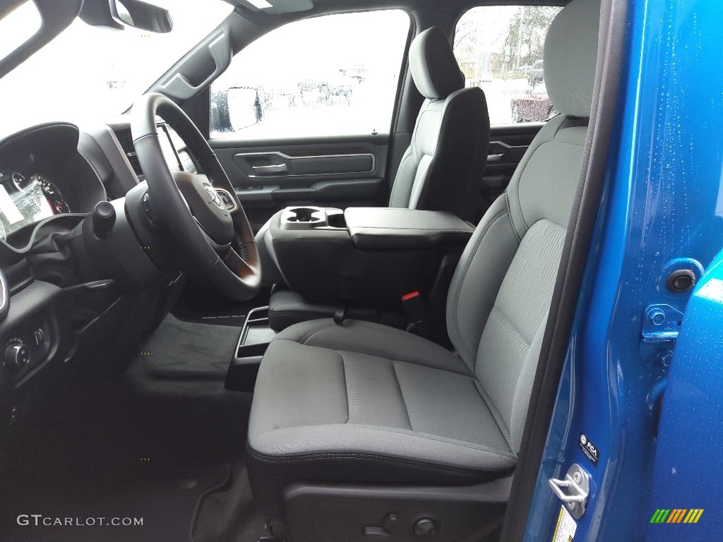 Black/Diesel Gray Interior 2022 Ram 1500 Big Horn Quad Cab Photo #143921846