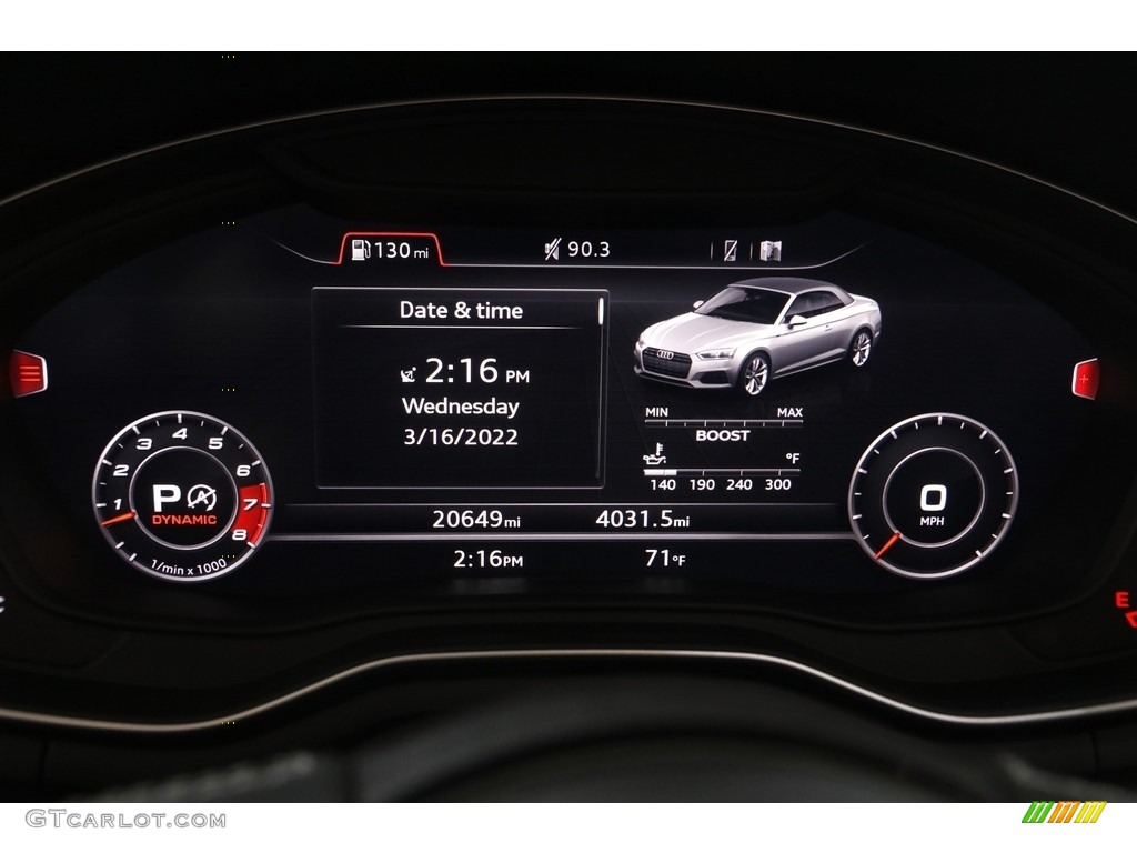 2018 Audi S5 Premium Plus Cabriolet Gauges Photos