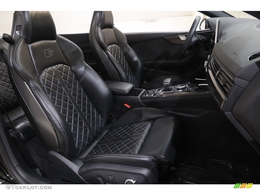 Black Interior 2018 Audi S5 Premium Plus Cabriolet Photo #143921996