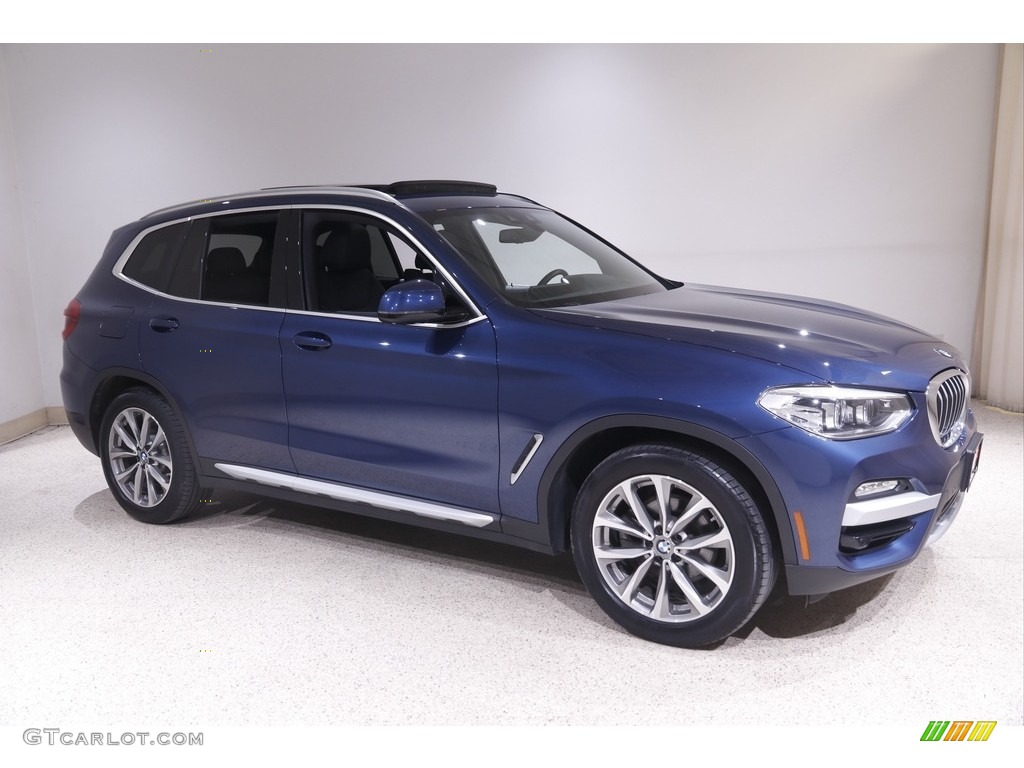 2019 X3 xDrive30i - Phytonic Blue Metallic / Black photo #1