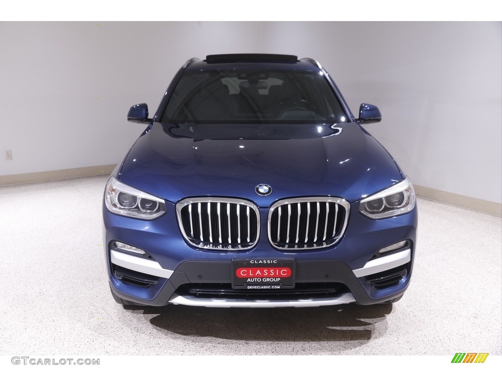 2019 X3 xDrive30i - Phytonic Blue Metallic / Black photo #2