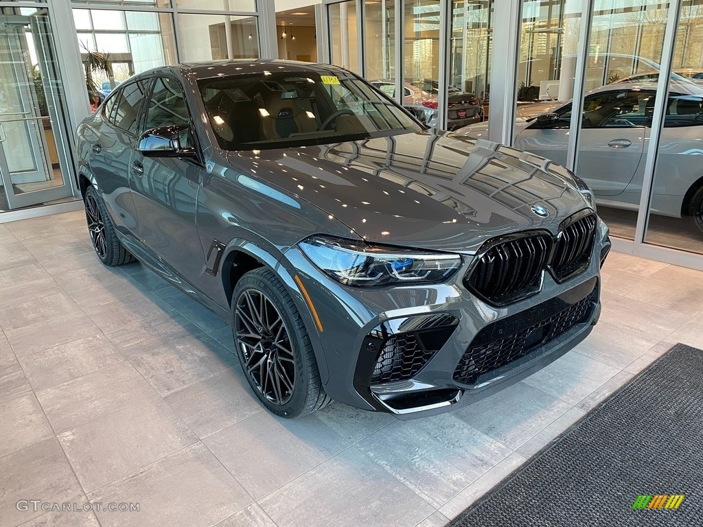 Dravit Grey Metallic 2022 BMW X6 M Standard X6 M Model Exterior Photo #143922866