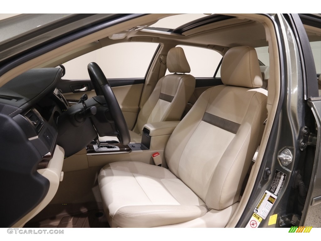 2012 Camry XLE - Cypress Green Pearl / Ivory photo #5