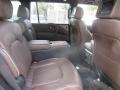 2016 Infiniti QX80 Truffle Brown Interior Rear Seat Photo