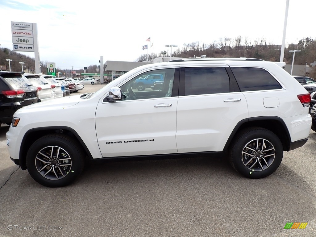 Bright White 2022 Jeep Grand Cherokee Limited 4x4 Exterior Photo #143925176