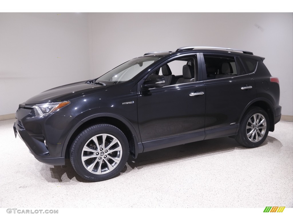 2018 RAV4 Limited AWD Hybrid - Black / Ash photo #3