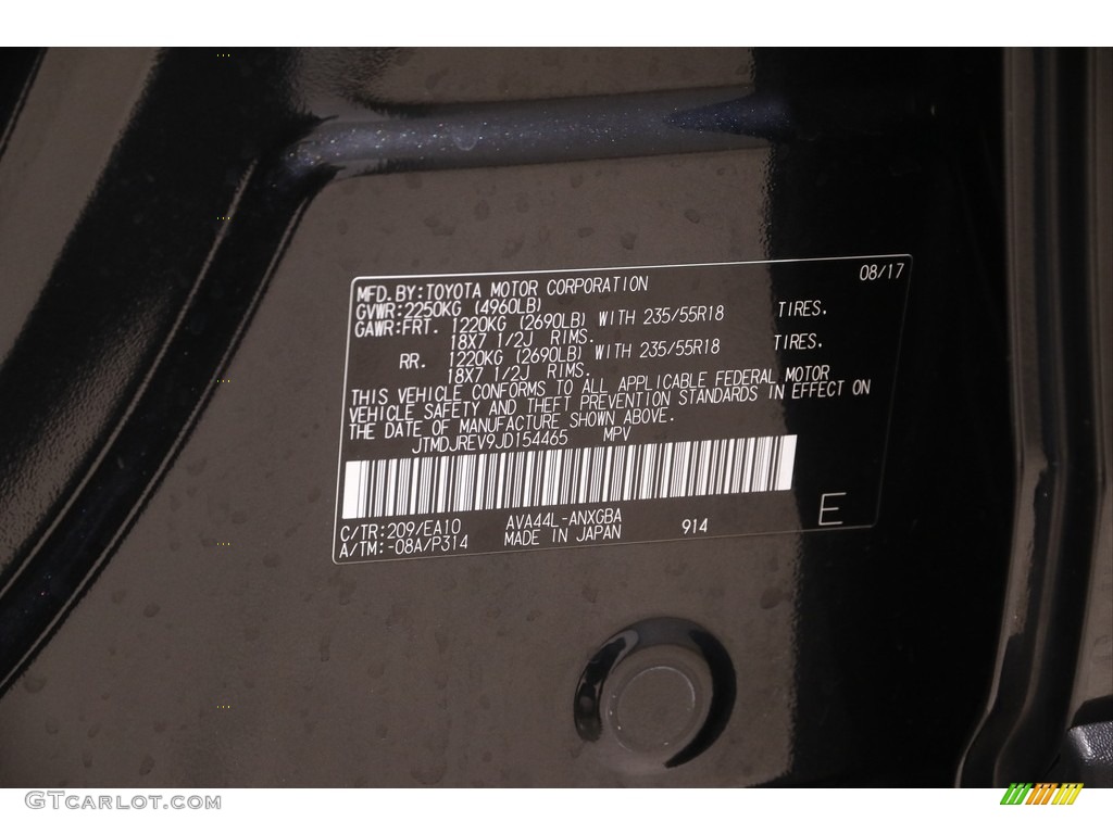 2018 RAV4 Limited AWD Hybrid - Black / Ash photo #21