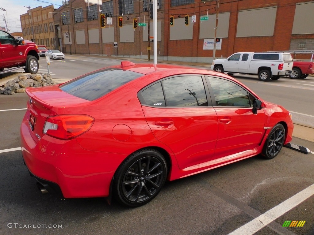 2019 WRX Premium - Pure Red / Carbon Black photo #2
