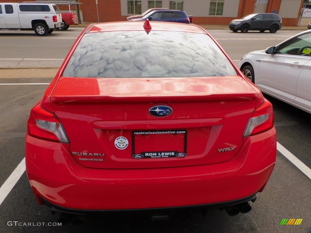 2019 WRX Premium - Pure Red / Carbon Black photo #4
