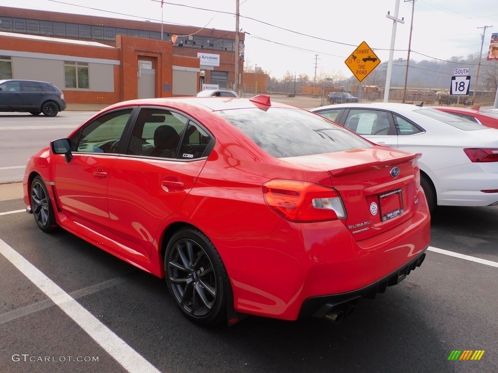 2019 WRX Premium - Pure Red / Carbon Black photo #6