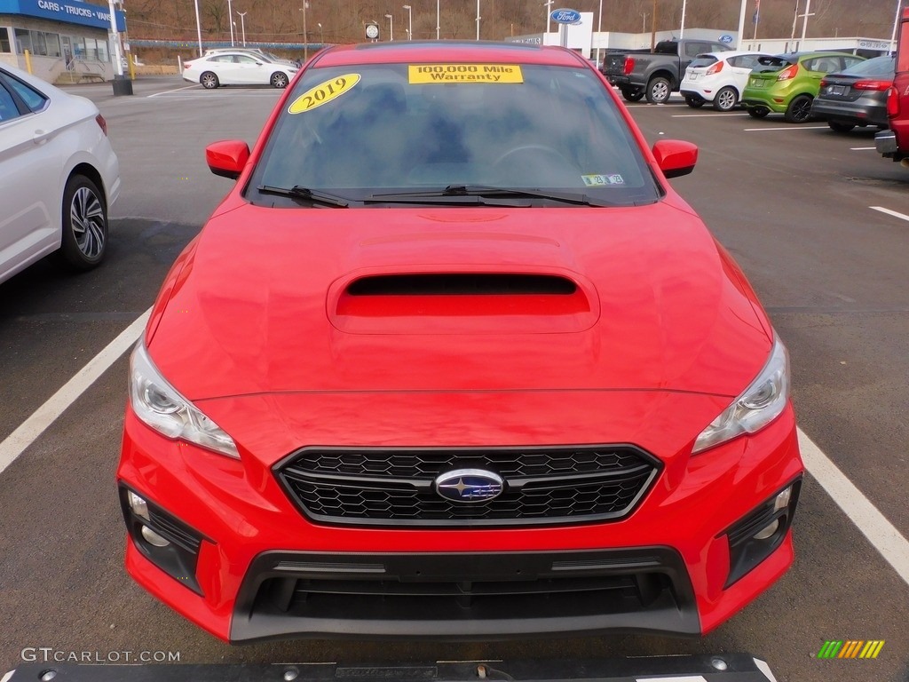 2019 WRX Premium - Pure Red / Carbon Black photo #9