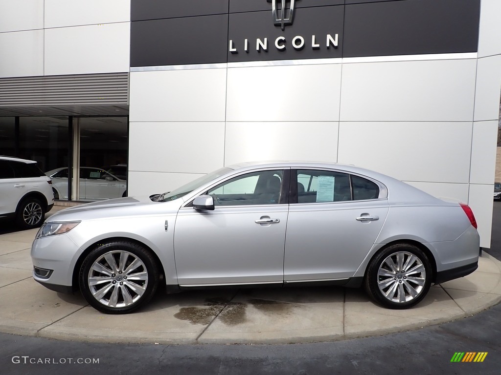 2014 MKS EcoBoost AWD - Ingot Silver Metallic / Charcoal Black photo #1