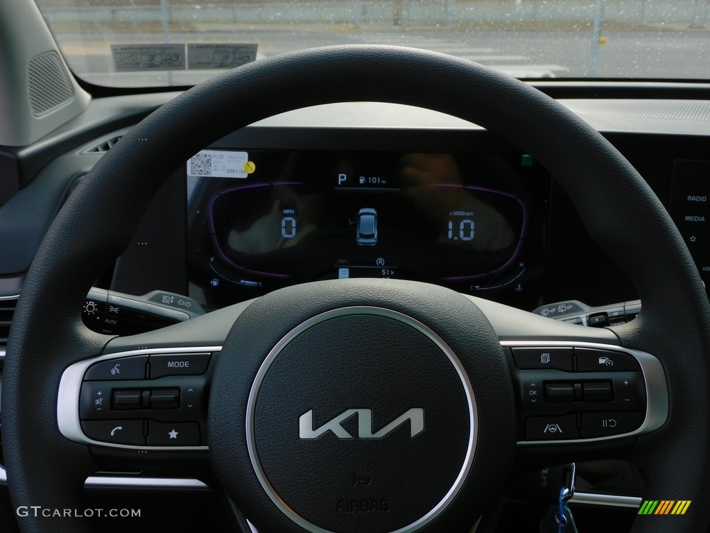 2023 Kia Sportage LX AWD Black Steering Wheel Photo #143927197