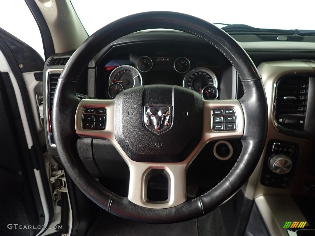 2014 1500 Laramie Crew Cab 4x4 - Bright White / Black photo #29