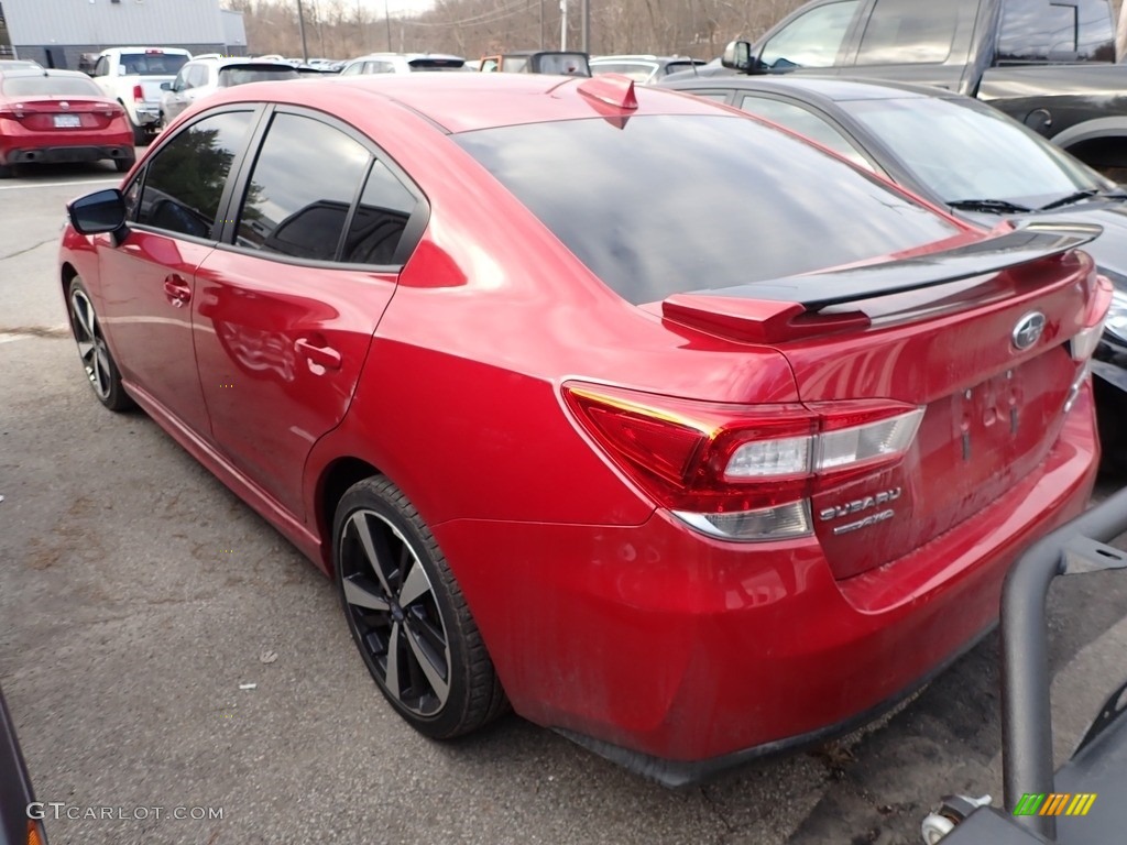 2019 Impreza 2.0i Sport 4-Door - Lithium Red Pearl / Black photo #4