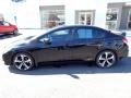 2014 Crystal Black Pearl Honda Civic Si Sedan  photo #2