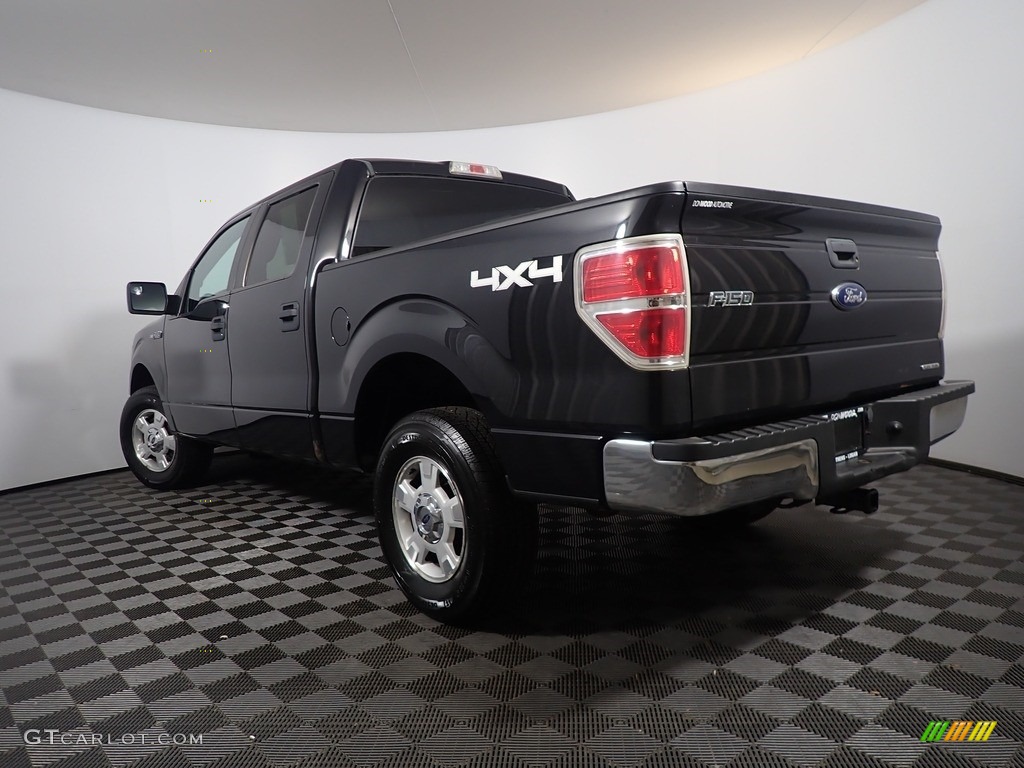 2014 F150 XLT SuperCrew 4x4 - Tuxedo Black / Steel Grey photo #10