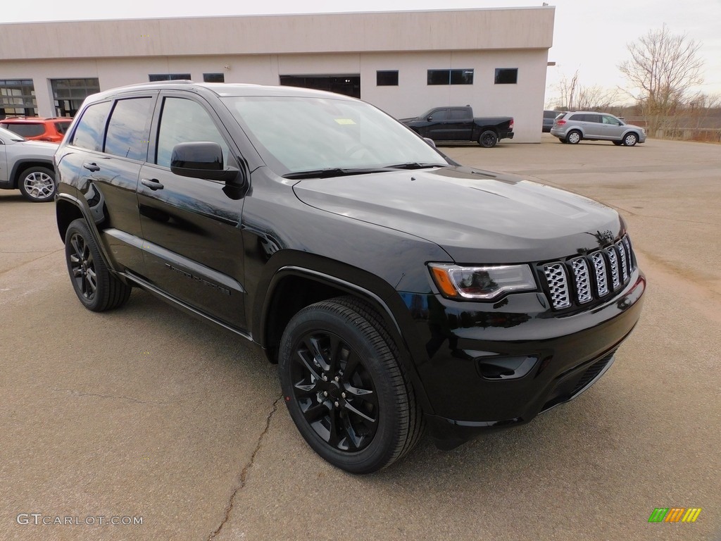 Diamond Black Crystal Pearl 2022 Jeep Grand Cherokee Laredo X 4x4 Exterior Photo #143928616