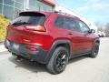 Deep Cherry Red Crystal Pearl - Cherokee Trailhawk 4x4 Photo No. 18