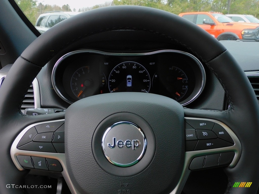 2022 Jeep Grand Cherokee Laredo X 4x4 Global Black Steering Wheel Photo #143928973