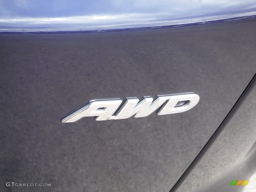 2019 CR-V LX AWD - Obsidian Blue Pearl / Gray photo #8