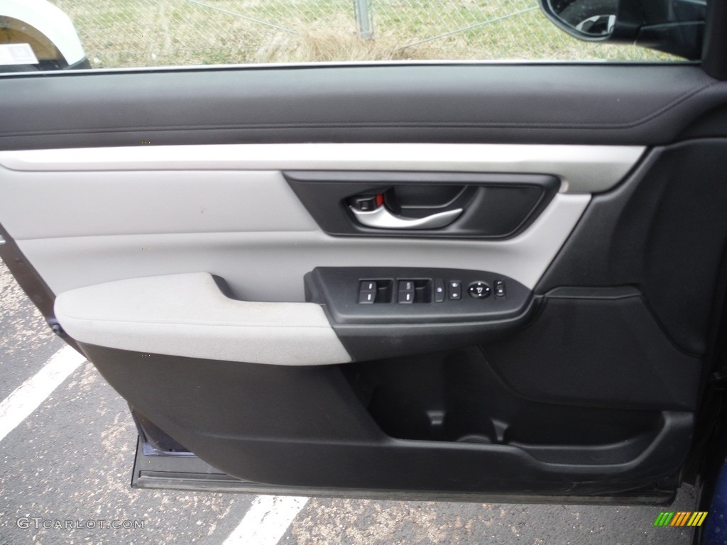 2019 CR-V LX AWD - Obsidian Blue Pearl / Gray photo #9