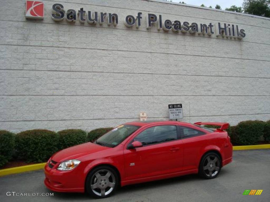 2005 Cobalt SS Supercharged Coupe - Victory Red / Ebony/Red photo #1