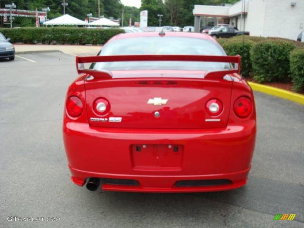 2005 Cobalt SS Supercharged Coupe - Victory Red / Ebony/Red photo #3