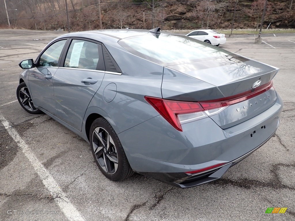 2021 Elantra Limited - Electric Shadow / Medium Gray photo #2
