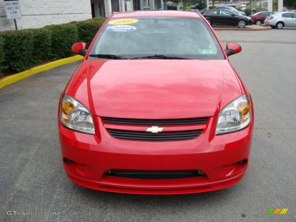 2005 Cobalt SS Supercharged Coupe - Victory Red / Ebony/Red photo #6